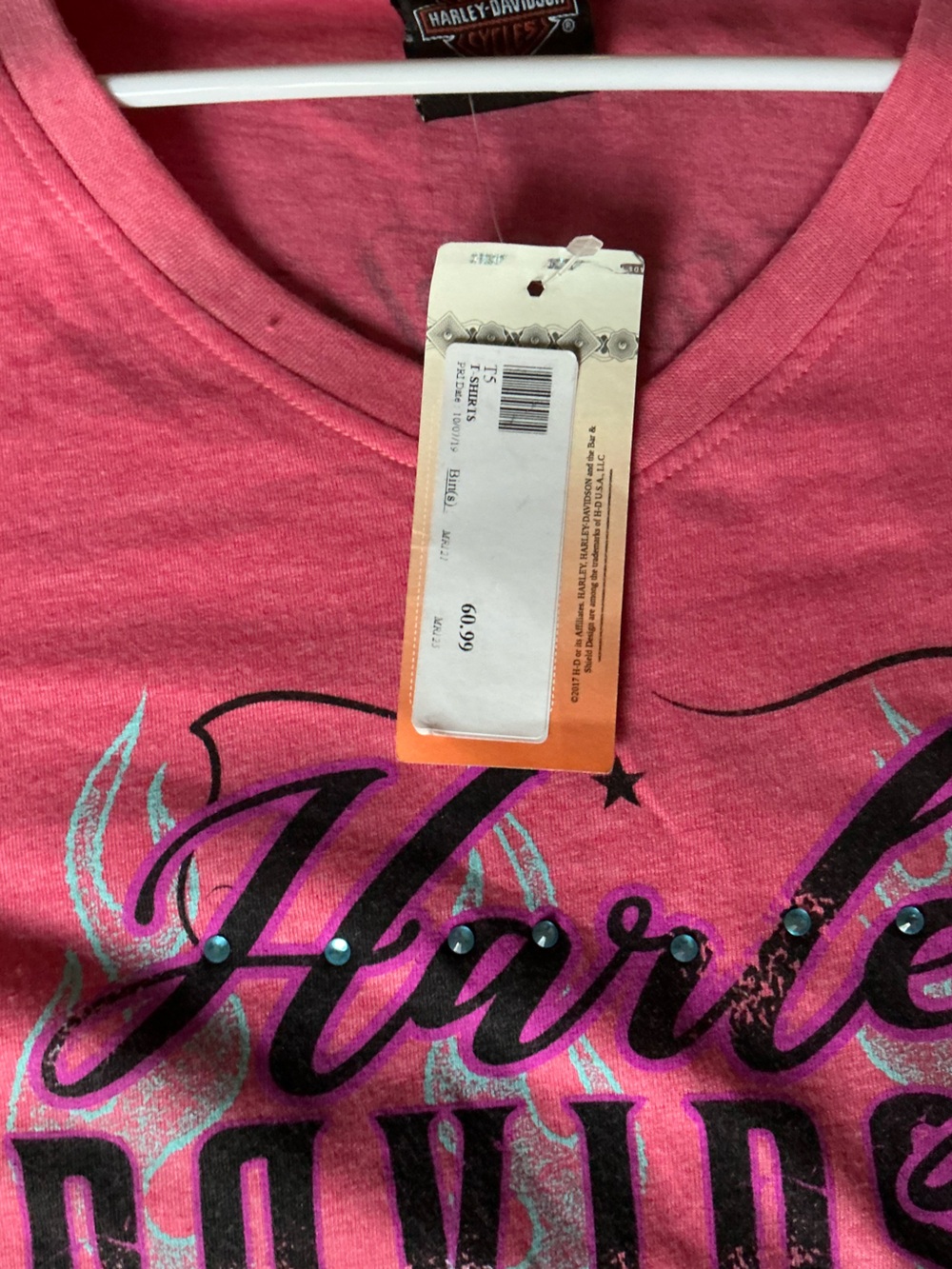 Harley-Davidson Long Sleeve Tee Sz Small NWT - Picture 4 of 6